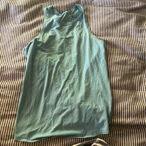 Lululemon high neck tank with tie in back